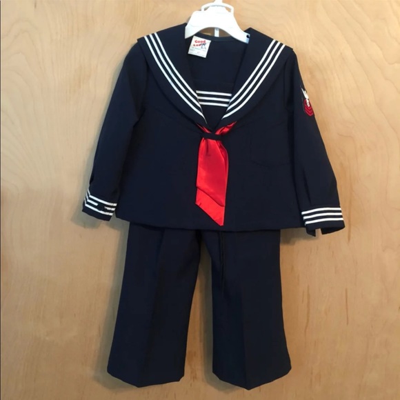 vintage childs sailor suit